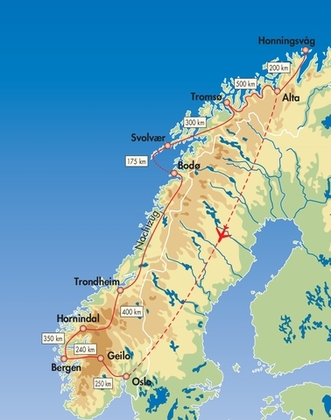 Busrundreise-Norwegen-Nordkap-Fjorde-Lofoten